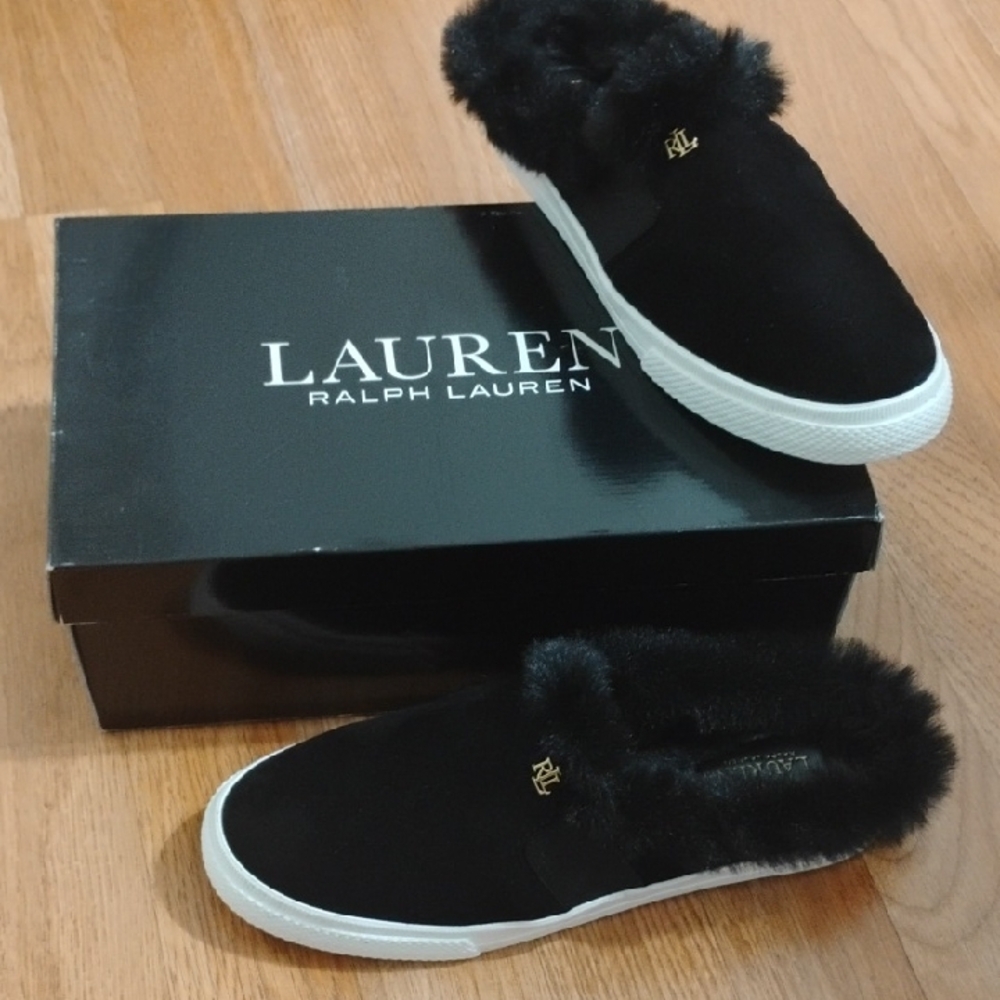 Lauren Ralph Lauren Black  Mules Size 6.5